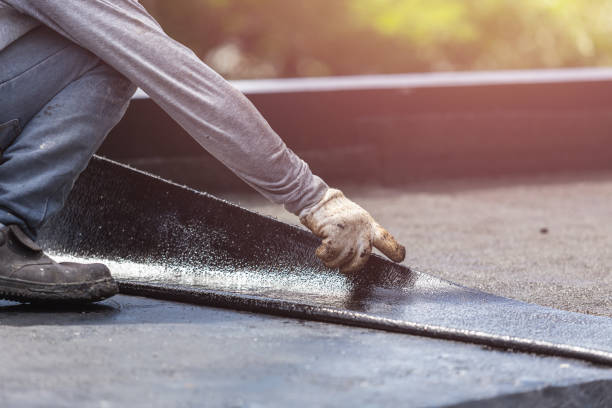 Professional Basement Waterproofing technician working in Annandale, VA